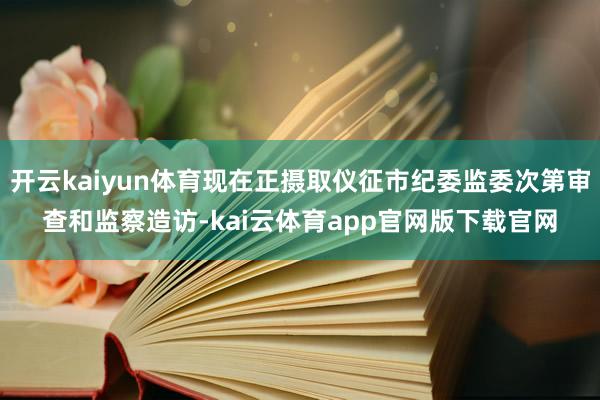 开云kaiyun体育现在正摄取仪征市纪委监委次第审查和监察造访-kai云体育app官网版下载官网